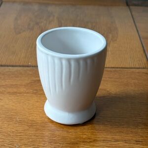 Small 2” White Ceramic Pot